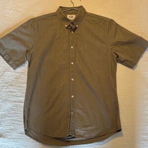 Men's no nationality short sleeve button down